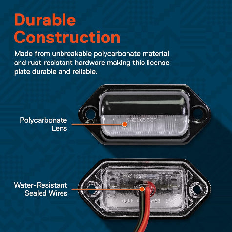 LED License Plate Light - Replacement