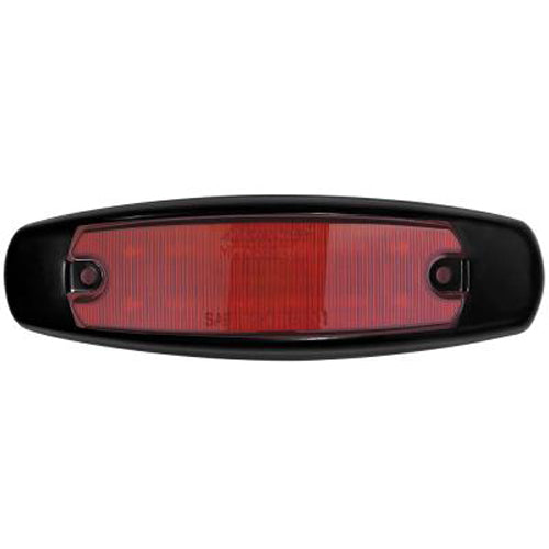LED Clearance Marker Light – Black or Silver Bezel (6")