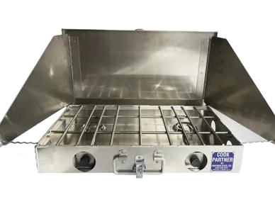Partner Steel Camp Stove – 2-Burner