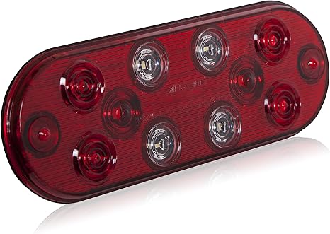 Maxxima M63354-HYB Low Profile Oval Taillight – Replacement